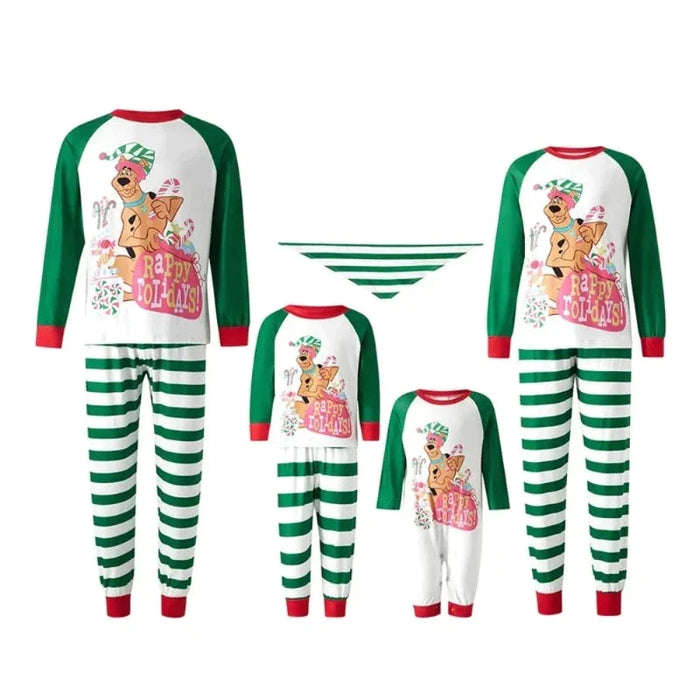 Scooby-Doo Holiday Cheer Pajama Sets-Matching Pajama