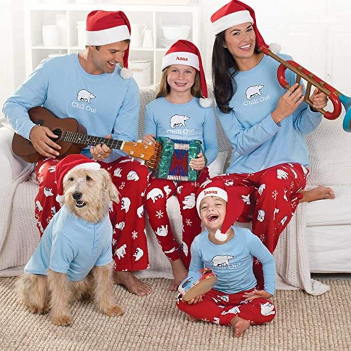 Dinosaur Christmas Family Pajama Sets-Matching Pajama