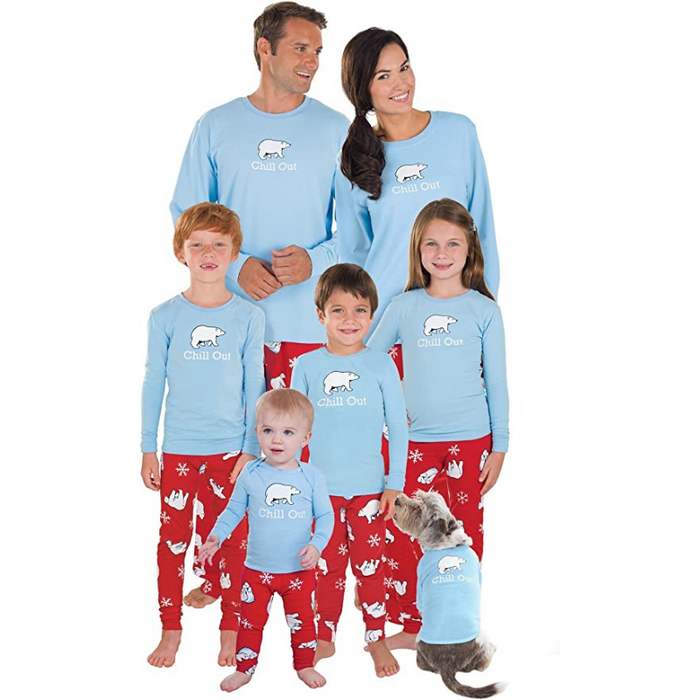 Dinosaur Christmas Family Pajama Sets-Matching Pajama