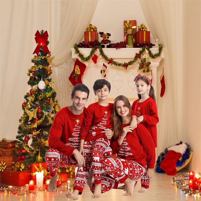 Festive Fair Isle Family Pajama Sets-Matching Pajama