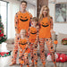 Halloween Pumpkin Family Pajama Sets-Matching Pajama