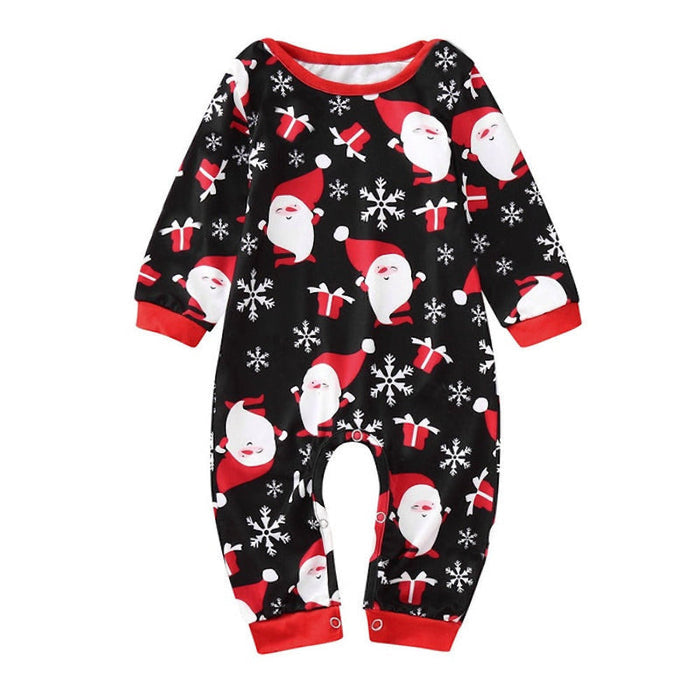 Santa Claus Christmas Pajama Sets-Matching Pajama