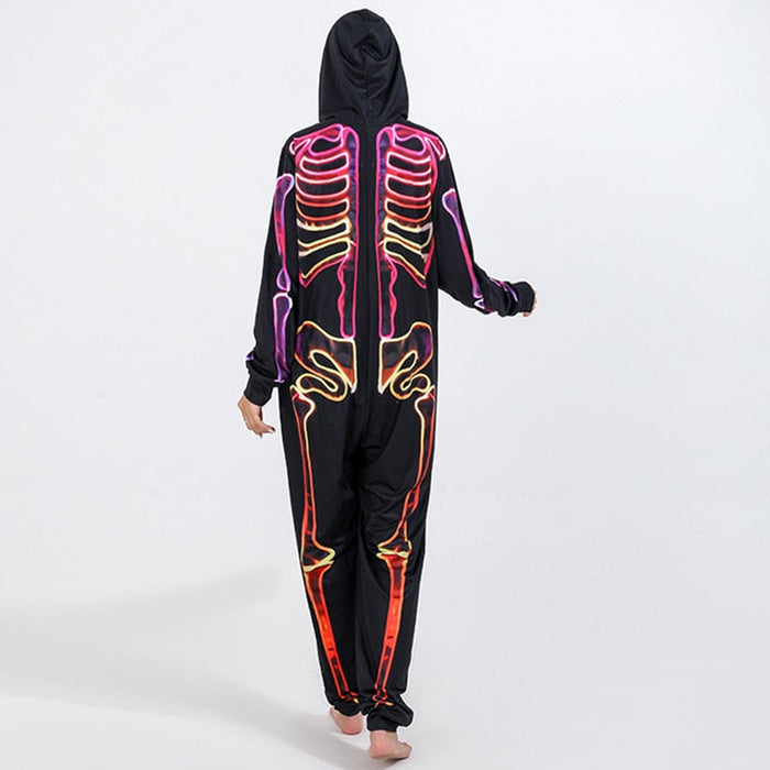 Luminous Skeleton Family Pajama Sets-Matching Pajama